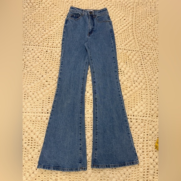 Cotton On Women's Blue Flared Jeans.      #8 - Picture 1 of 11